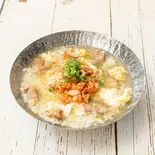 【ピリ辛】キムチ鶏雑炊（ぞうすいマニア〜鶏キング〜大正店）
