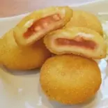 ポテト明太子チーズもち Potatoes with Spicy Fish Roe, Cheese ＆ Mochi（博多ラーメン福や国分寺）