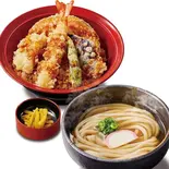 【満腹久セット】かけうどん・海老天丼（久兵衛屋 南与野店）