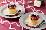 【2人でお祝い】BIRTHDAYスフレパンケーキ Birthday Souffle Pancake（しっとりパンケーキ 恋するスフレ 南6条西）