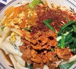 三合一混ぜ麺(老西安肉夹馍)