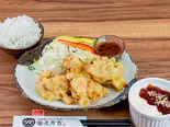 【自家製ヤンニョムタルタル】チキン南蛮弁当(醤屋万吉のうどん)