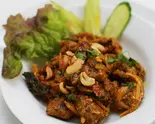 Mutton Dry マトンドライ 1100円(ニルワナム 南インド料理レストラン 神谷町店 Nirvanam South Indian restaurant Kamiyacho branch)