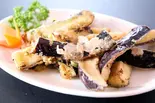 ナスのサンショウ揚げ（中国料理 東海園）