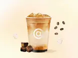 懐かしの黒糖オーツミルクラテ【古早黑糖燕麦拿铁】（Cotti Coffee 難波店）