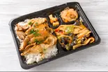 若鶏もも肉照り焼き＆鱼香肉丝炒め弁当（元気薬膳食堂）