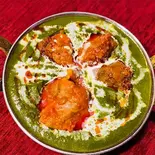 ほうれん草チキン Sag Chicken（Indo Asian tajmahal Restaurant）