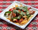 タイソーセージ炒め Thai-Style Sausage Stir-Fry(サムンドラ 綾瀬店)