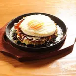 こて吉スペシャル(MIX・チーズ・焼きとろろ・目玉焼き)（お好み焼き・鉄板焼き こて吉【特製出汁使用！自慢のお好み焼き】 上野の森さくらテラス店）