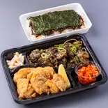 唐揚げ×鶏の炭火焼のり弁当 Fried Chicken x Chicken Charcoal Grilled Nori Seaweed Bento Box（肉盛り弁当とりちゃん）