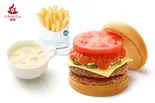 【+60円ドリンクセット】スパイシーダブルモスチーズバーガー(モスバーガー 薬院店)