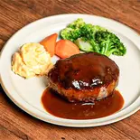 和牛仕様ビーフハンバーグ(160グラム)（Grill＆bar Areva(ミート高橋)）