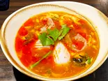 海鮮酸辣スープ（西安刀削麺 匠心）