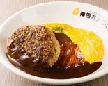 カレー&ハンバーグオム Curry Sauce & Hamburger Omelet Rice(ふわとろオムライスの店 五反田たまごけん GOTANDA TAMAGOKEN)