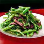 インゲンと牛肉炒め Do xao thit bo（Minh Nhat Quan草加店）