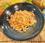 しょうが焼ききしめん(おばんざいときしめん鯱)