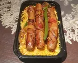ビーフソーセージケブサ Beff sausage kebsa（ライアンレストラン）