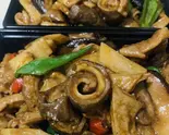豚カツのガーリック焼き(大蒜烧肚条)（中華料理 錦園）