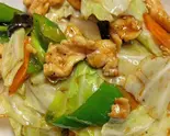 鶏肉と野菜の黒胡椒炒めセット(大福館)