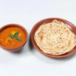 フィッシュ カレー＆ポロッタ / Fish Curry and Porotta（Kerala Kitchen 新丸子店）