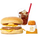 【モーニングセット】ソーセージエッグマフィン Sausage & Egg Muffin Set（ゼッテリア ZETTERIA 福岡新天町店）