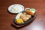 【当店人気No.1】スペシャルグリルセットライス付(お肉とフライのセット)（下町パスタバル ブリラーレ 亀有店）