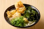 鶏天わかめうどん（うどんと肉 角立 西新店）