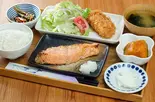 焼き魚定 目抜け 塩麹漬け（アバズカフェ）