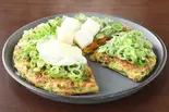 モチチーズねぎ焼き(お好み焼き おた福商店 八王子・日野店)