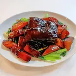 豚バラと長芋煮込み（山崎ハイボール酒場）