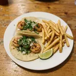 ポテトセット カマロン(エビ)（El Macho tacos）