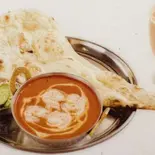 エビカレーセット・PRAWN CURRY SET(インドネパールレストランプロポーズ)