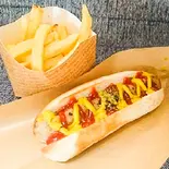 ホットドッグ&ポテトL(Fuu's Hotdog)