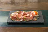 生ハム ハモンセラーノ&コールスロー^(田川食堂 黄ごん焼き あにおん)