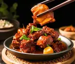 豚スペアリブの醤油煮込み(本格中華料理 縁)