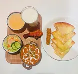 Cheese naan set（Sagarmatha Nepali＆Indian Restaurant）
