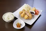 幻のくちどけ加藤ポーク上ヒレカツ定食(サラダ・お新香付き)（しゃぶしゃぶシャ豚ブリアン）