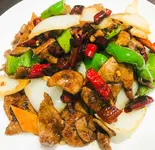 レバ揚げの辛味炒め(酔香園)