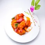 魚の甘酢あんかけ（中華料理美山飯店）