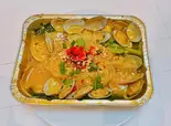 アサリと春雨の特製ソースホイル焼き（串門‐創作中国料理）