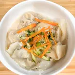 胡麻ソース混ぜワンタン（豆早点）