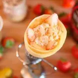 いちごミルフィーユ Strawberry Mille-Feuille（アイスるクレープGrow）