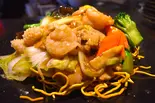 五目あんかけ硬焼きそば(パリパリ麺)（西安刀削麺 匠心）