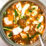 海鮮入りマーボー豆腐土鍋煮込み（点心楼 台北）