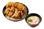 217_ソースチキンカツ丼ミニうどん付(資さんうどん 博多千代店)