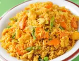 ベジタブルビリヤニVegetableBiryani（インド料理 ニュータージマハルエベレスト 西九条店）