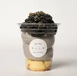 『極』生黒ごまパフェ（K.L.I.M クリム すすきの店）