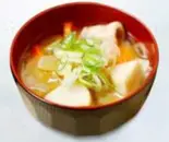 豚汁（熟成とんかつ弁当 かつ膳 平岸店）