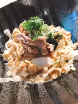 豚しゃぶゴマダレきしめん(一人前)(おばんざいときしめん鯱)