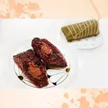 あんこ入り黒米湖州粽 1個 Black Glutinous Rice Dumpling with Red Bean Paste 1pc（點水樓四谷別館）